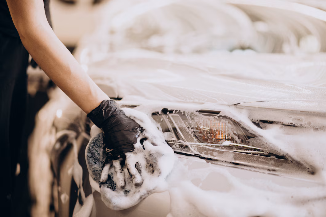 Red Sports Car Detailing